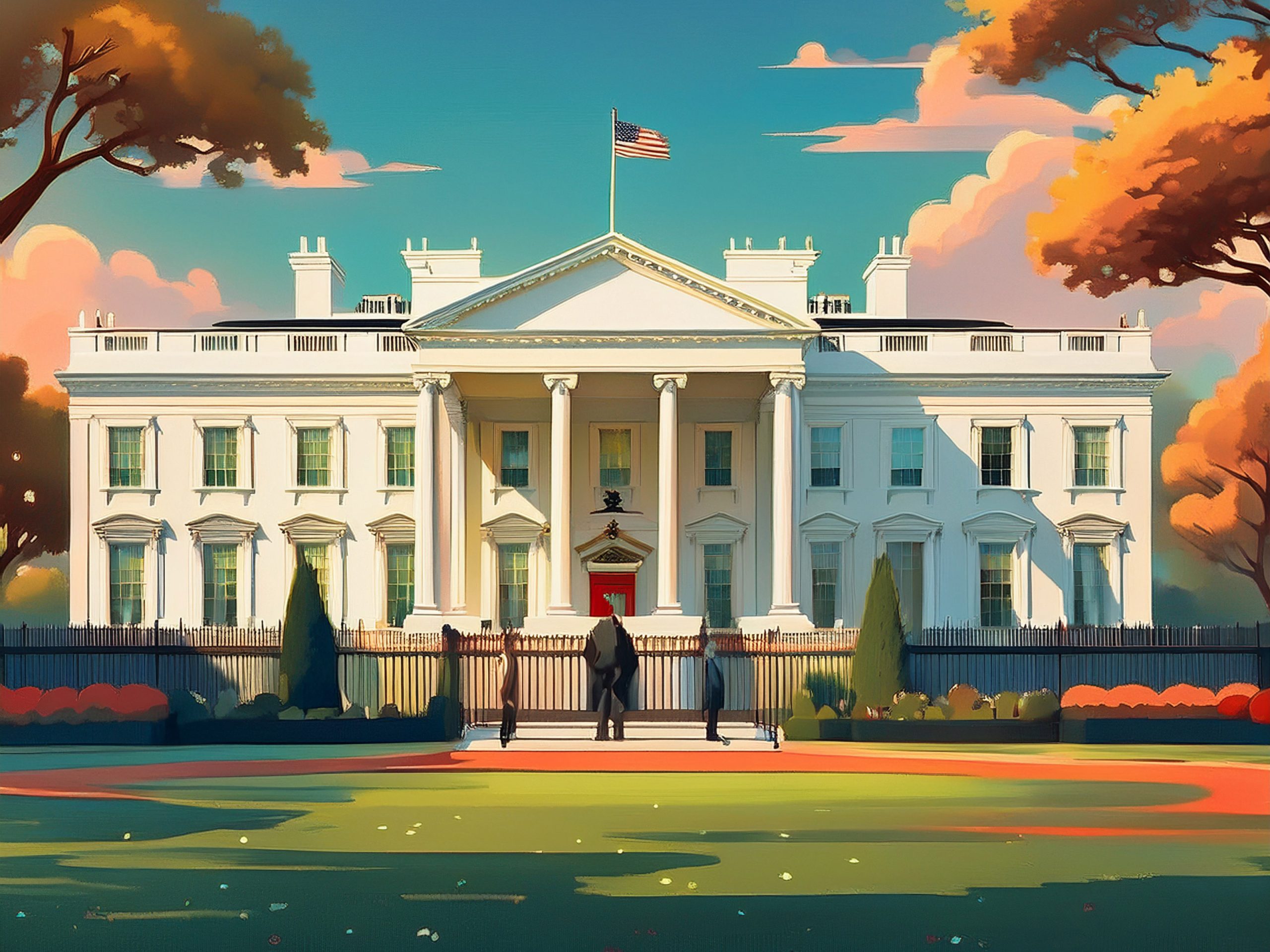the white house, washington , america , home of trump